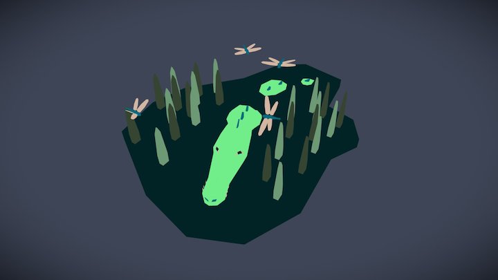 Low Poly Low Palette 1_1 3D Model