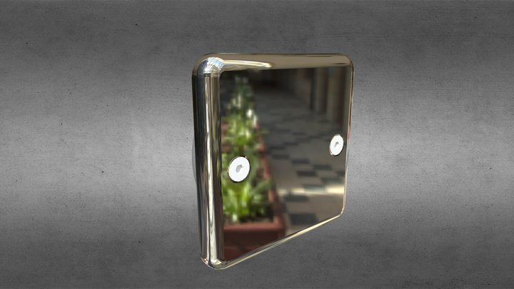 Форсунка квадратная рассеивающая 3D Model