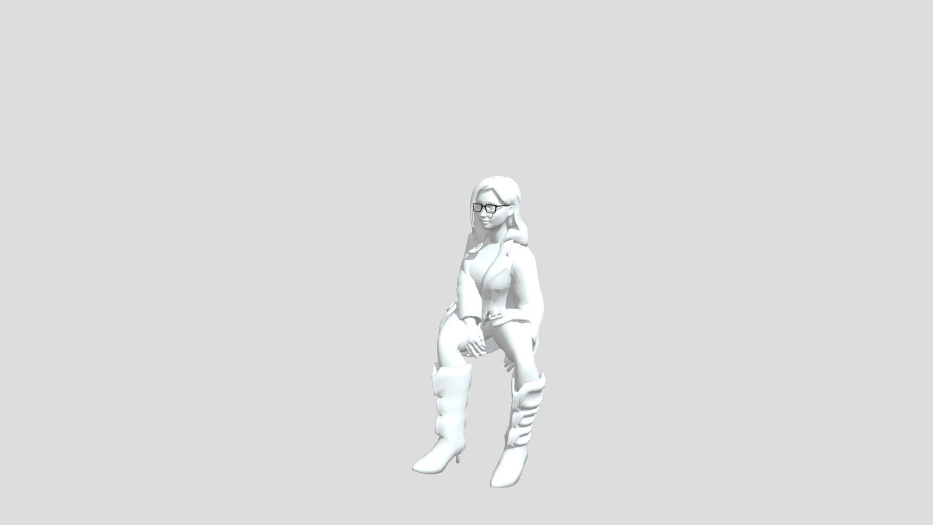 Sitting Talking — Sketchfab embed 3D viewer