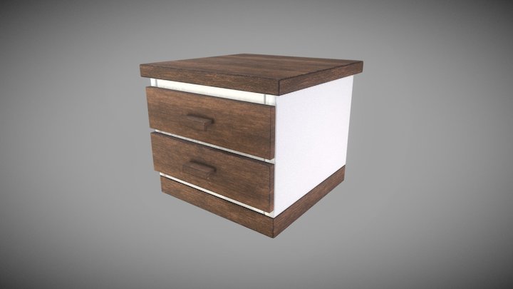 [PBR] Lazora Nightstand 3D Model