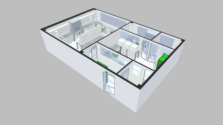 Laboratorio Heineken 3D Model