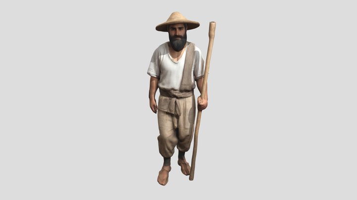 Man_farmer_mesopotami_1214110624_refine_fbx 3D Model