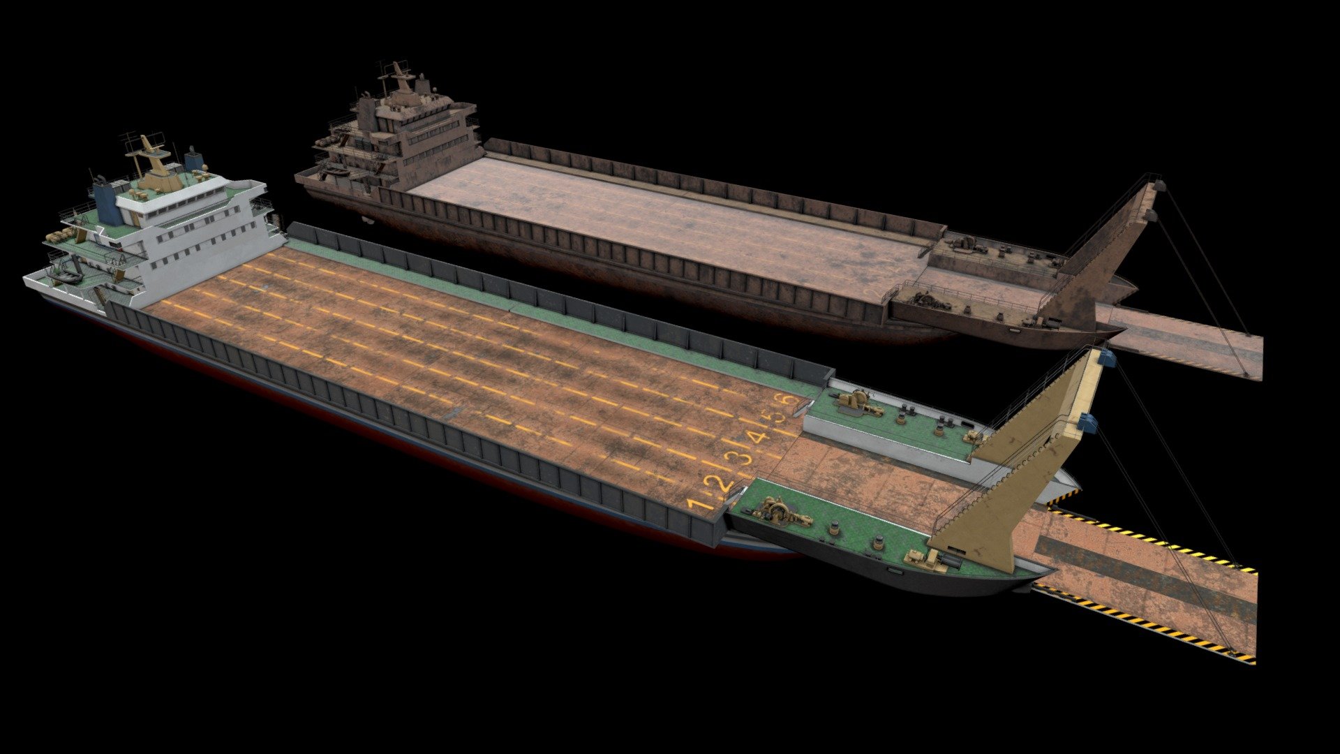 Car Ferry - 3D model by maxpsr [708afac] - Sketchfab