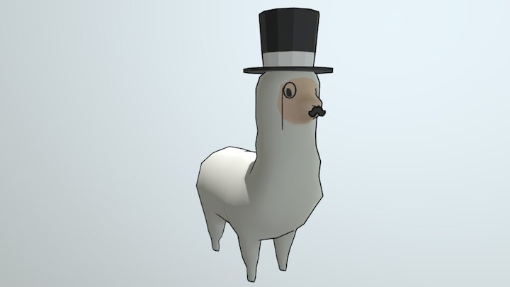 Sir.Alpaca 3D Model