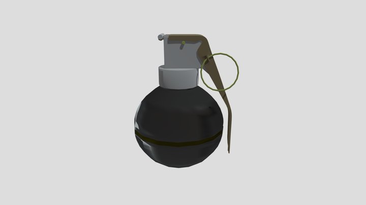 Stylized Grenade Bomb