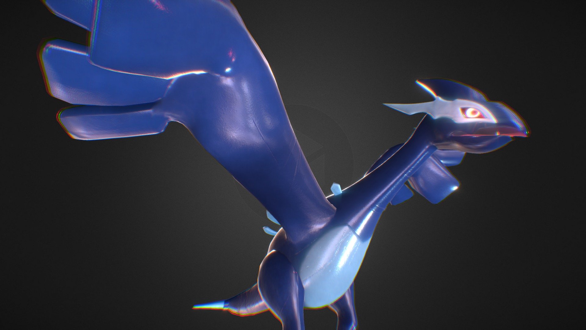 Lugia Pokemon 3D model 3D printable