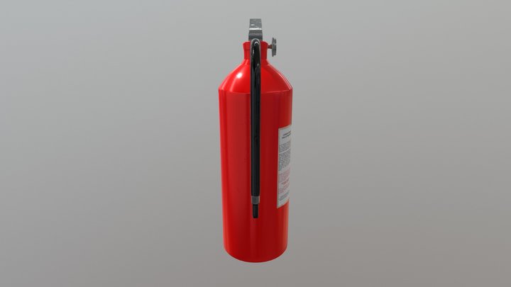 Fire Extinguisher 3D Model