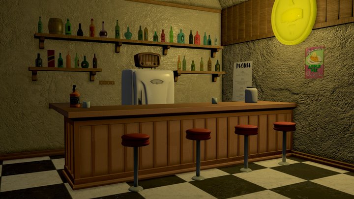Diner 3D Model