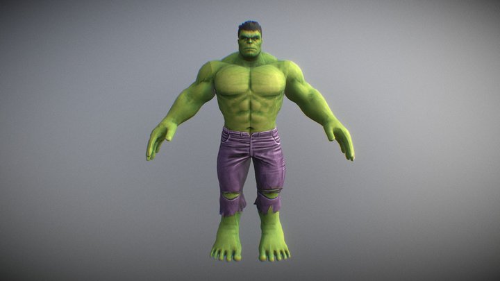 Hulk Classic 3D Model