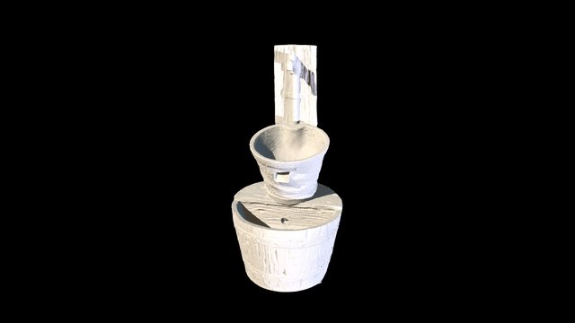 Wood Tap Water Feature 3D Model