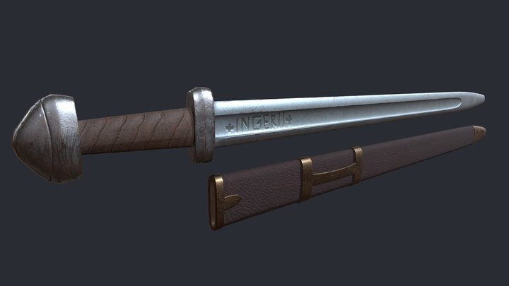 Caroling "Ingerii" Sword 3D Model