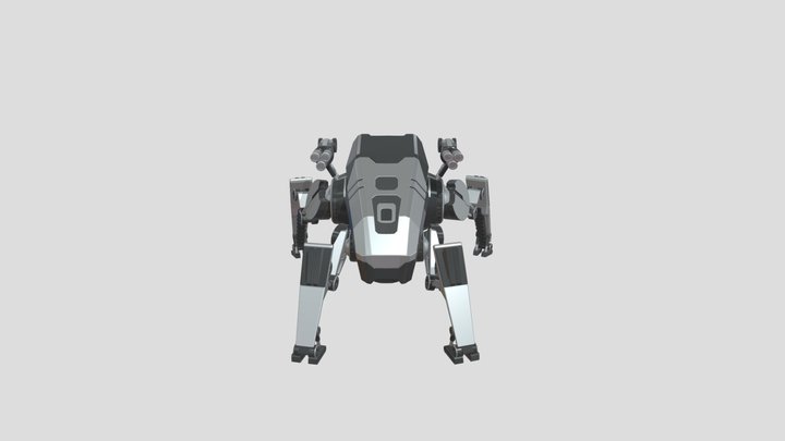 combat robot 16 3D Model