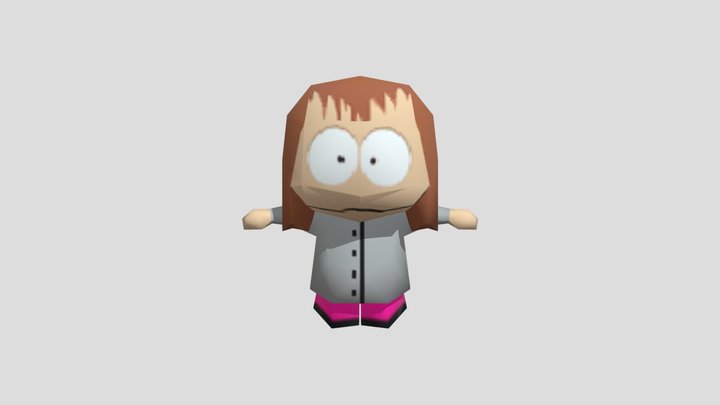 Nintendo 64 - South Park - Shelly 3D Model