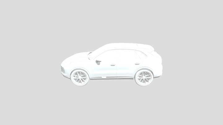 2022 Porsche Cayenne 3D Model