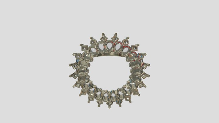ATRG005 goldring wedding engagement luxury – Free 3D Model STL