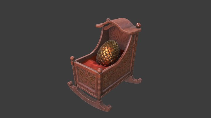 Dragon egg 3D Model