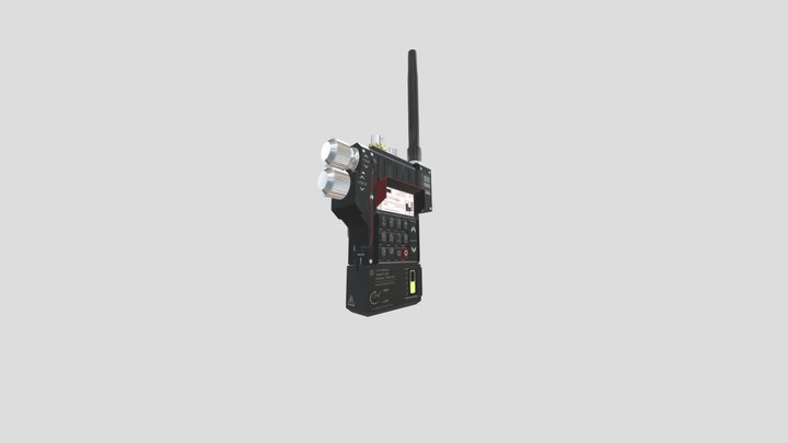 KW12 Military Radio Portable 3D Model
