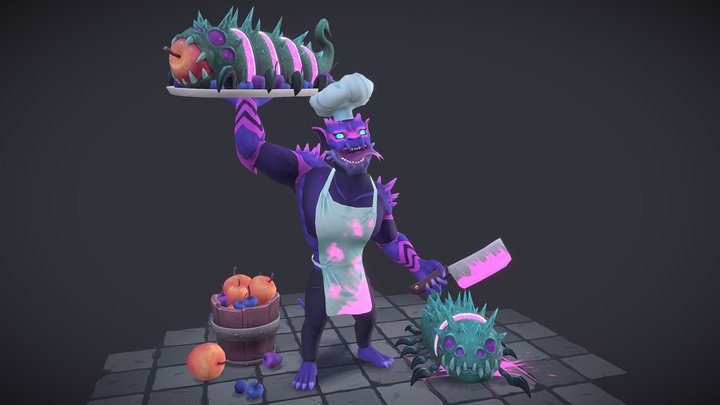 Monster Chef 3D Model