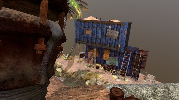 DAE Diorama - Rustborn 3D Model