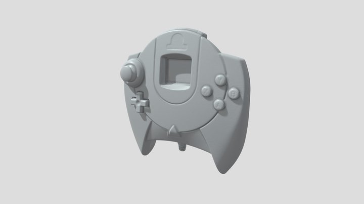 Dreamcast Controller (3D Scan) 3D Model