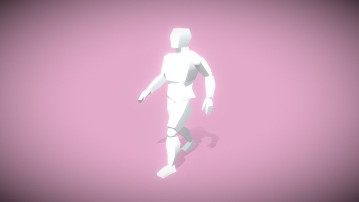 Walking Animation 3D Model