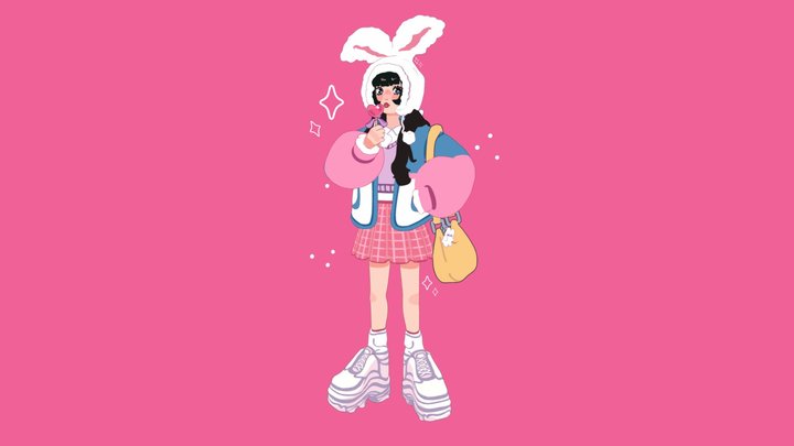 🐰✨Yue by Cheumi✨🐰 3D Model