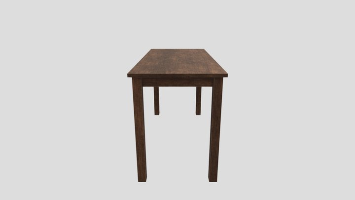 Wooden Table_001_fetiz.works 3D Model
