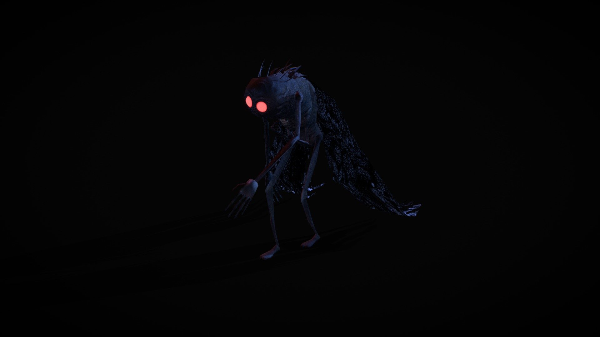 Mothman | PSX - Buy Royalty Free 3D model by AbstractFigure [70982f5 ...