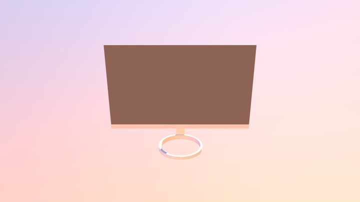 Monitor 3D Model