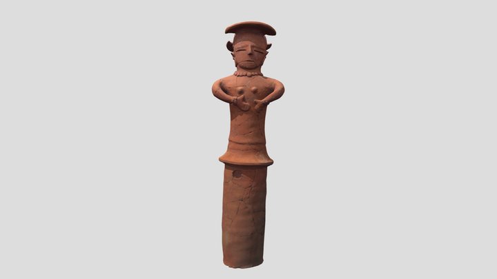 女子人物埴輪／せきね古墳 3D Model