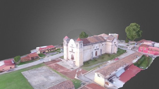 Centro de Capulalpam de Méndez, Oaxaca. 3D Model
