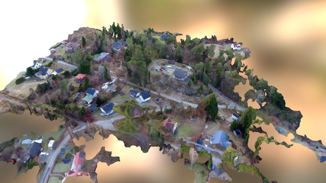 Landvetter Villa 02 Simplified 3d Mesh 3D Model