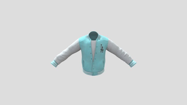 LA Varsity Jacket 3D Model
