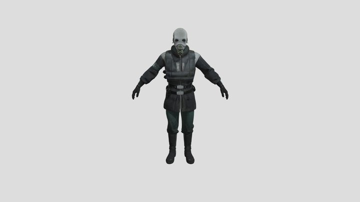 Metro_police_half-life_alyx – Modello 3D gratuito STL