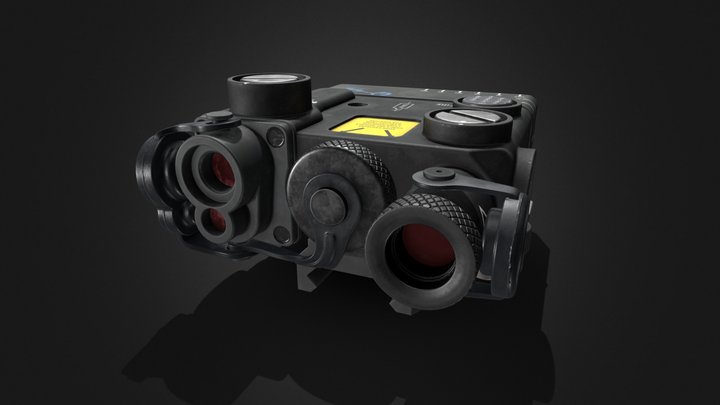 Steiner DBLA-II Tactical Laser 3D Model