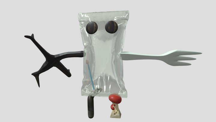 Litter Tyke 3D Model