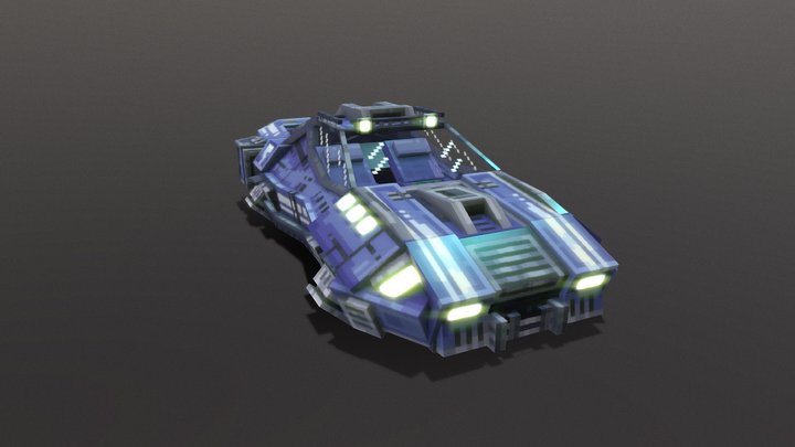 朋克飞车 3D Model