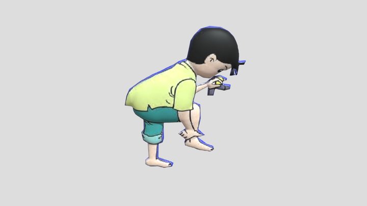 WUDHU(MEMBASUH KAKI KANAN) 3D Model