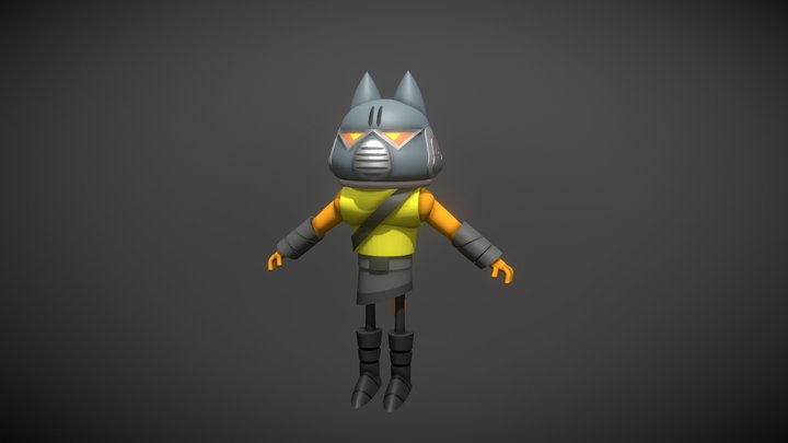 Little Cato (Final Space) 3D Model