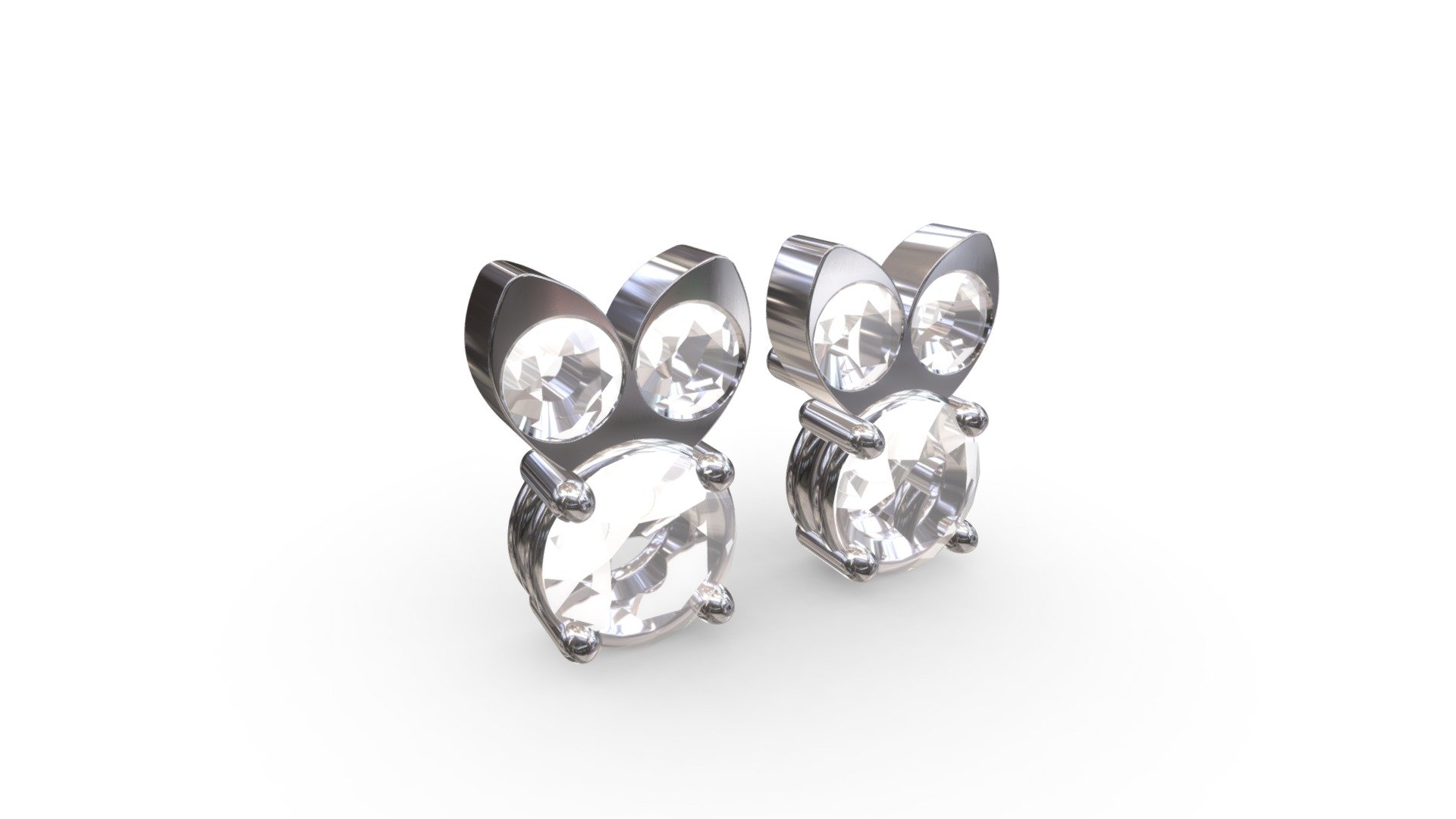 Bunny Baby Earings Design - 3D model by Luis Rocha (@TherochaDesigner ...