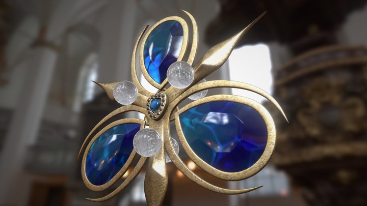 Zelda - Ocarina of Time - Zora Sapphire 3D Model