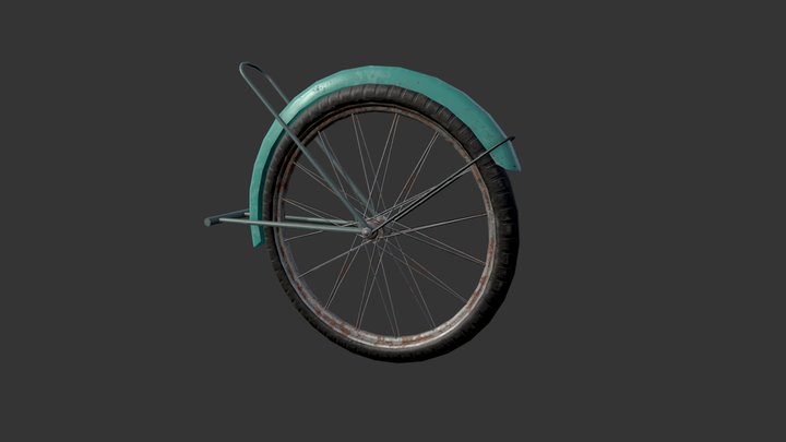 bike wheel 3D Model