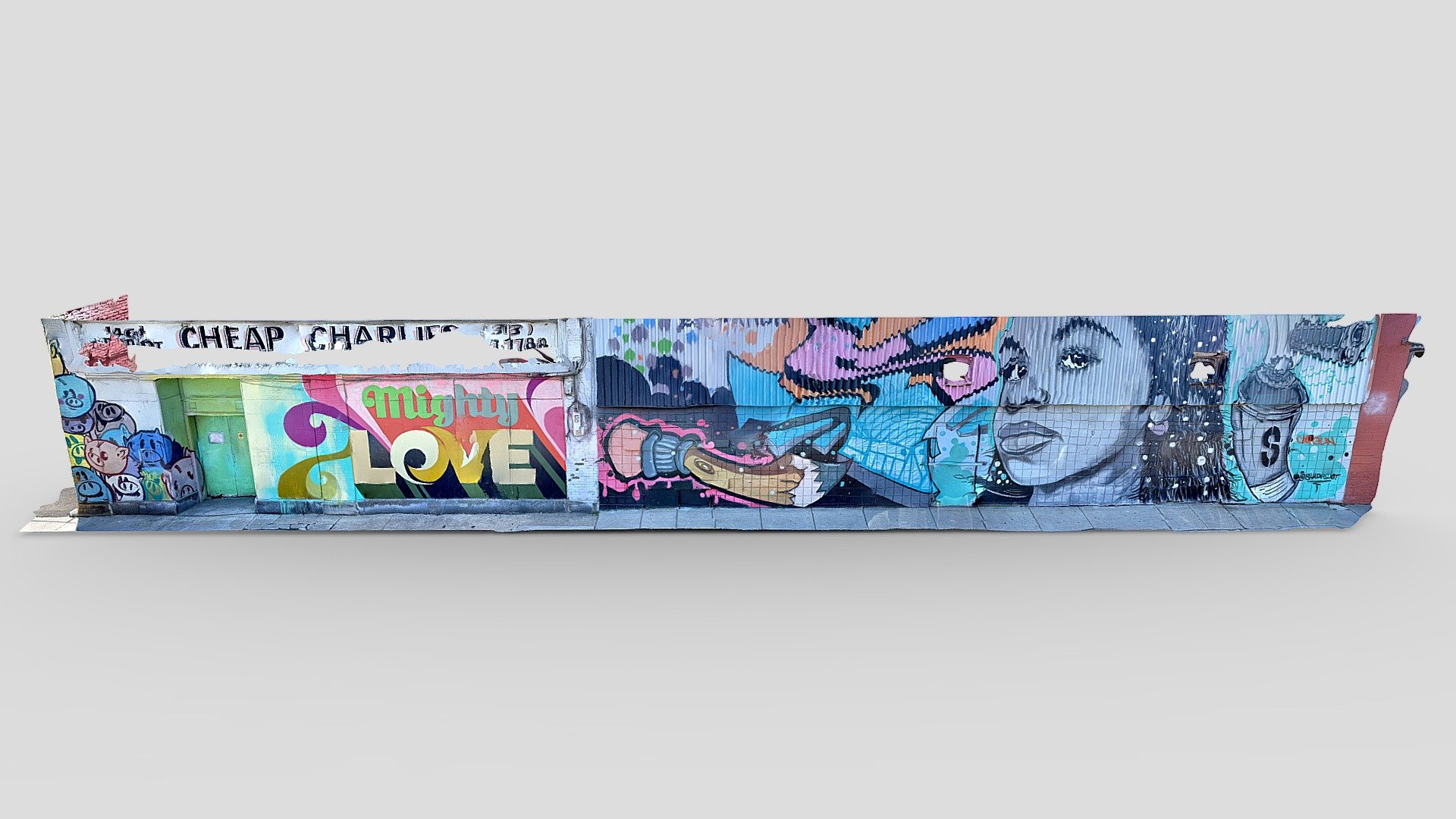 Day 168: Cheap Charlies Mural