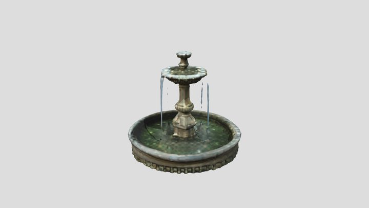 Antique Fountain 3D Model