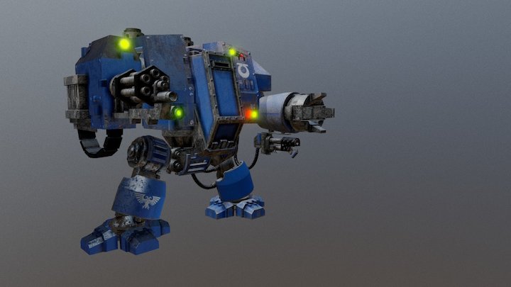 WARHAMMER 40,000 DREADNOUGHT ULTRAMARINES 3D Model
