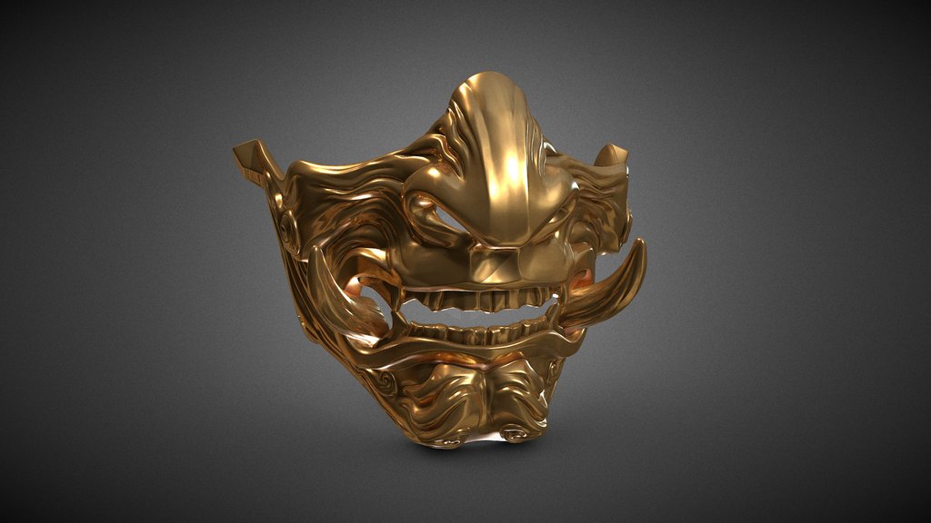 Samurai Mask Model 2