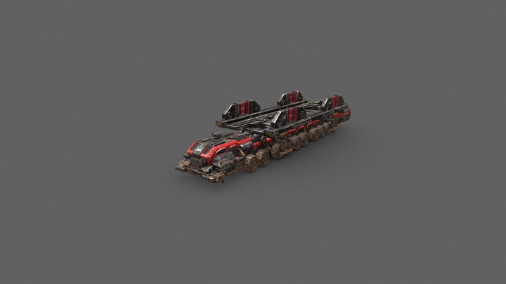 "Myriapoda" 'Mech Transporter - Hired Steel 3D Model
