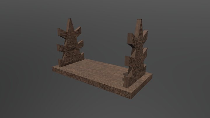 Wand rack 3D Model