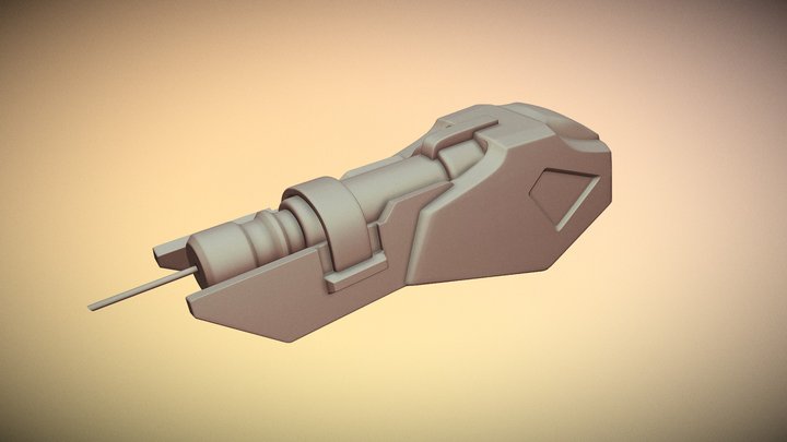 Captain Amari Nano Skin Ana from Overwatch 3D Model