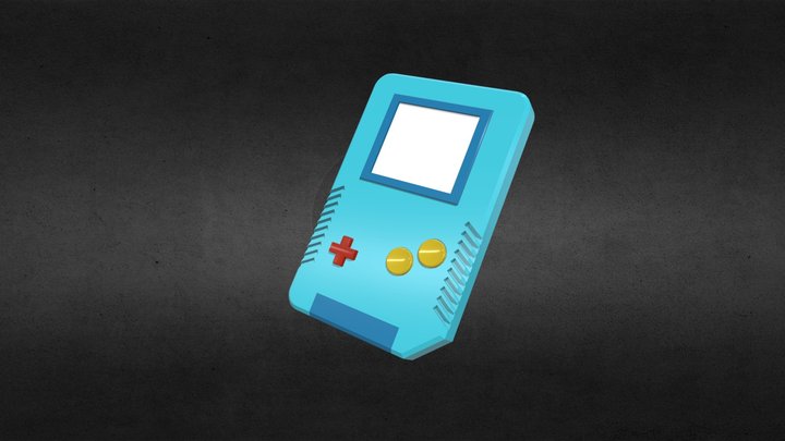 Handheld Gaming Console 3D Model